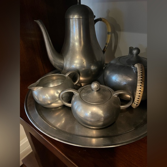 HANS KLEIN DEN HAAG FROM HOLLAND Other - Pewter HANS KLEIN DEN HAAG TEA SET FROM HOLLAND